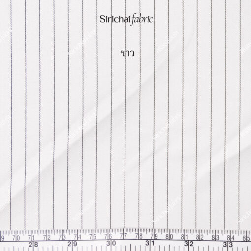 Alternative view of ผ้าแคชเมียร์ คอมบ์ทวิล อิตาเลี่ยน คอลเลคชั่น 120S ลายริ้ว 9 มม. หน้ากว้าง 58 นิ้ว