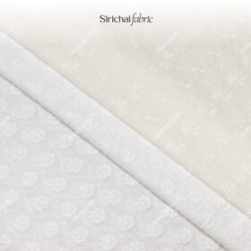 ผ้าลูกไม้คอตต้อน 100% ปัก หน้ากว้าง 42 นิ้ว